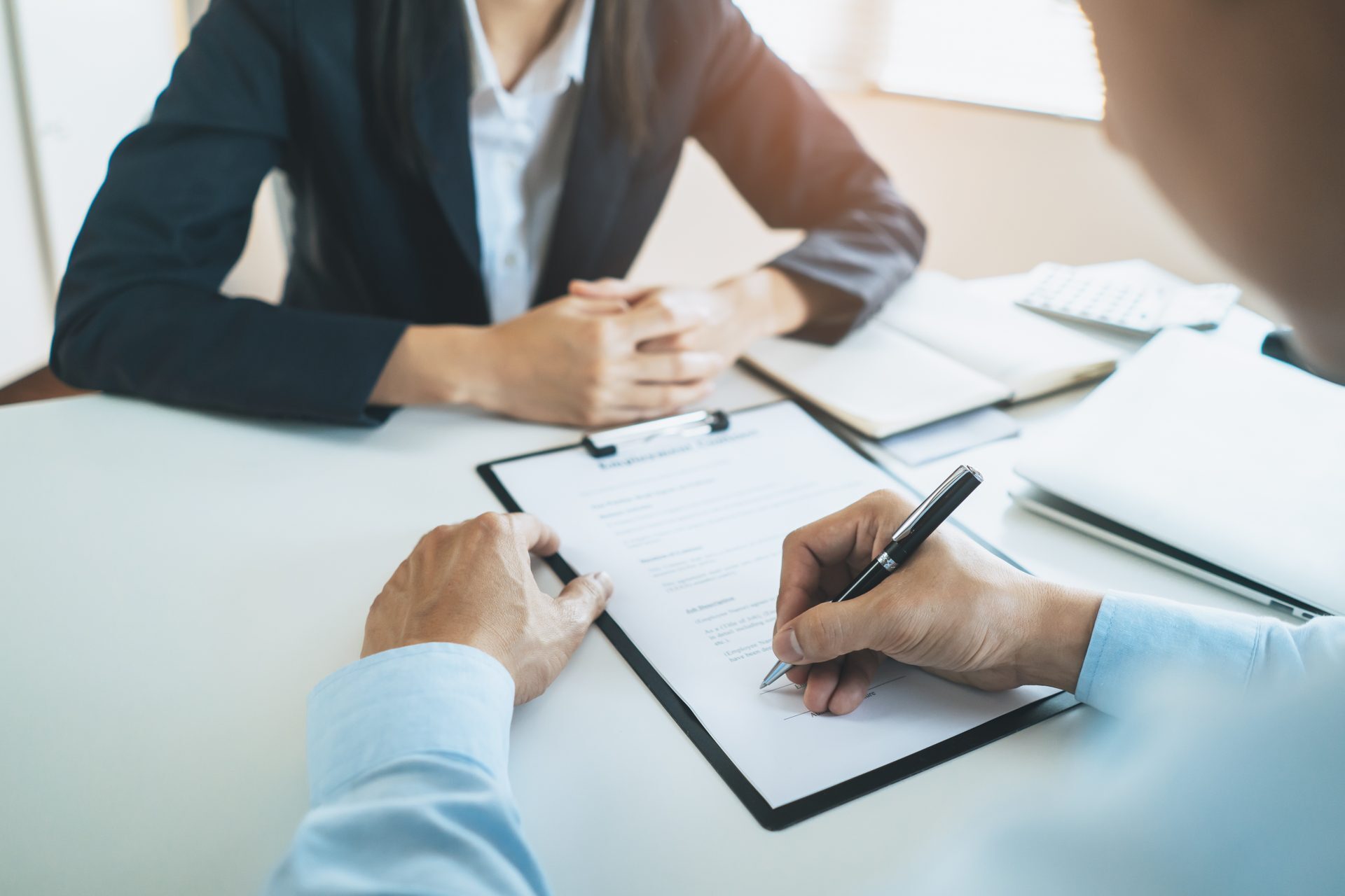 A person signing a funding agreement